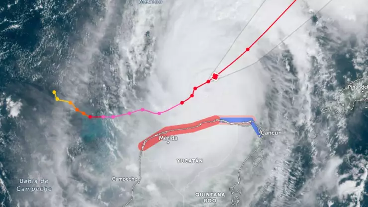 ÚLTIMA HORA_ Confirman que el Huracán Milton PIERDE FUERZA, esta es su UBICACIÓN exacta