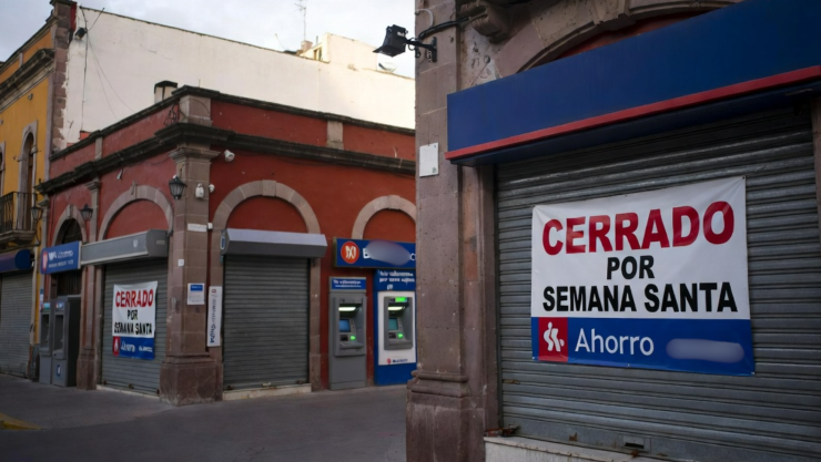 Bancos cerrados en Michoacán