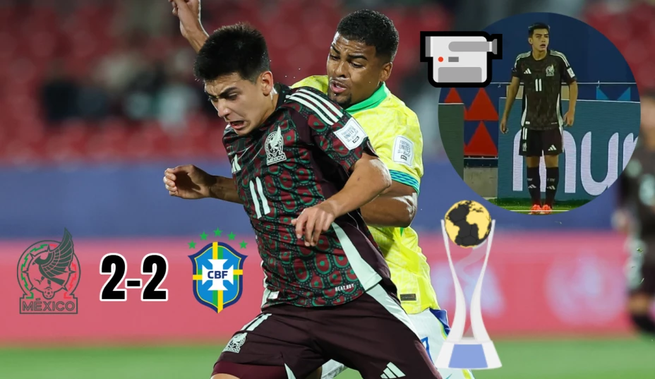 VIDEO: Gilberto Mora deslumbró con estos movimientos especiales en México - Brasil en el Mundial Sub-20