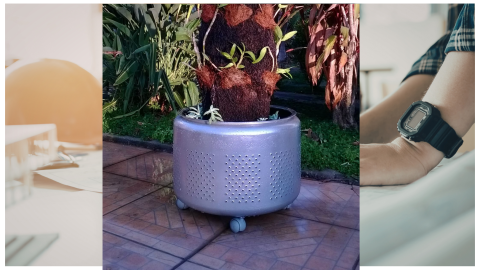 reciclar lavadoras viejas ideas maceta