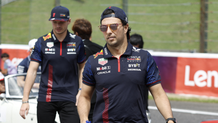 Checo Pérez en el Gran Premio de Japón