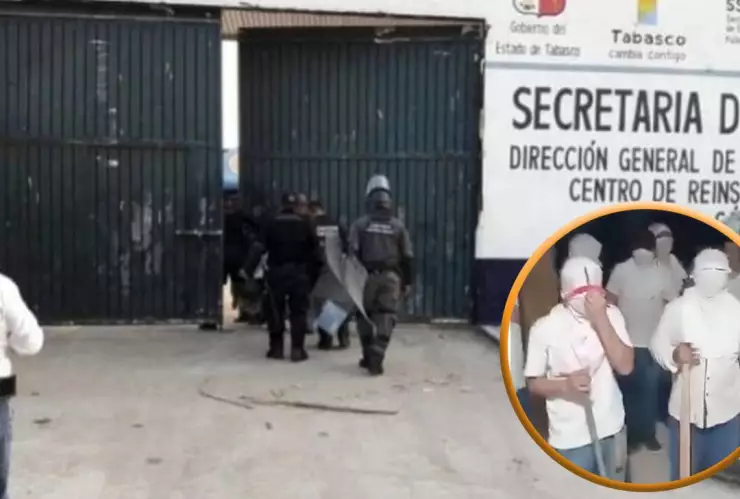 Motín en Cereso “Las Palmas” de Tabasco