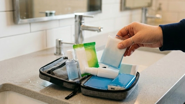 Cómo usar un baño público sin enfermarte (kit básico de higiene)