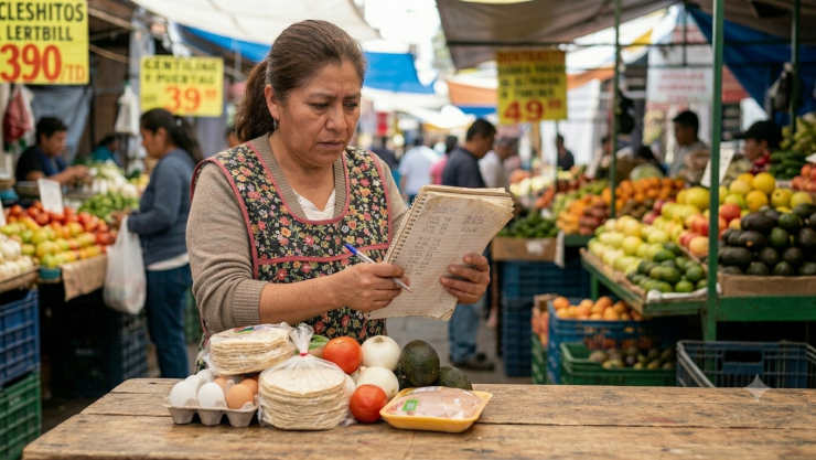 Canasta básica supera los 2 mil pesos en México 2026: ¿Qué alimentos son los más caros?