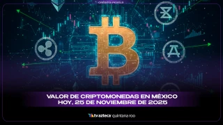 Criptomonedas en México hoy: Precios, variaciones y valor actualizado este 25 de noviembre de 2025