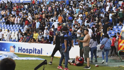 Pelea Gallos Blancos Atlas jornada 9 Liga MX