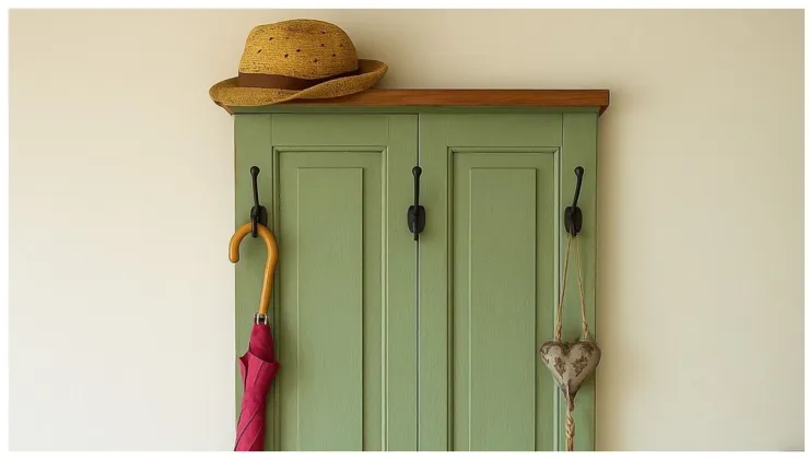 puerta de madera vieja enperchero ideas.