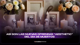 Así son las nuevas ofrendas aesthetic para este próximo Día de Muertos