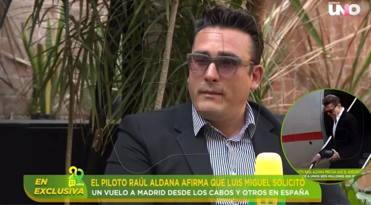 El piloto Raúl Aldama acusa a Luis Miguel de tener una deuda de 6 millones de pesos por varios vuelos.jpg