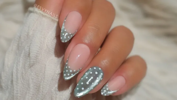 uñas terciopelo velvet nails