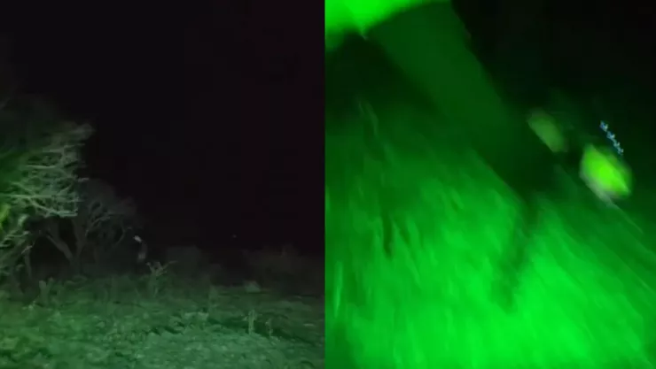 Supuesto jinete sin cabeza captado en camara