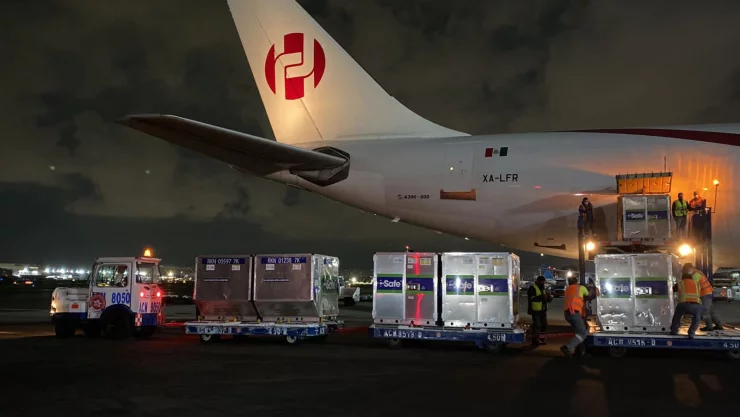 México recibió 1.2 millones de vacunas AstraZeneca