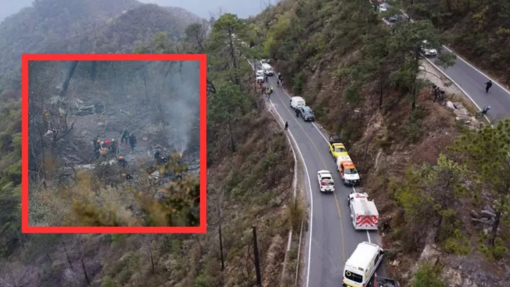 Volcadura e incendio en Nuevo León el 23 de marzo de 2025