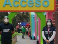 Respetando las normas sanitarias, nada nos impidió verlos felices