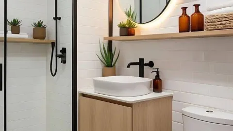 42 ideas para remodelar baños pequeños: se verán más grandes y muy elegantes