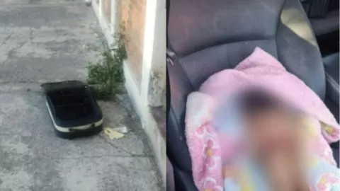 ¡Terrible! Localizan a bebé con huellas de violencia dentro de una maleta abandonada