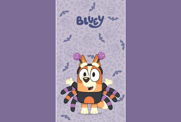 Fondo de pantalla de Bluey de Halloween 4