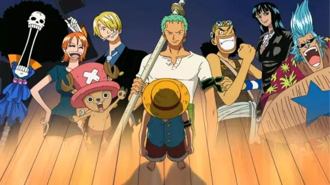 En la imagen aparece Luffy y sus amigos