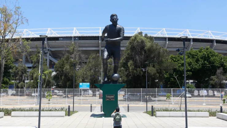 Estatua de Pelé en Guadalajara