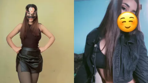 FOTOS | Así luce “Estrellita” sin máscara, la joven luchadora mexicana que decidió retirarse, ¿será modelo?