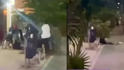 VIDEO_ Captan tremenda RIÑA afuera de un bar en Tulum y se viraliza.jpg