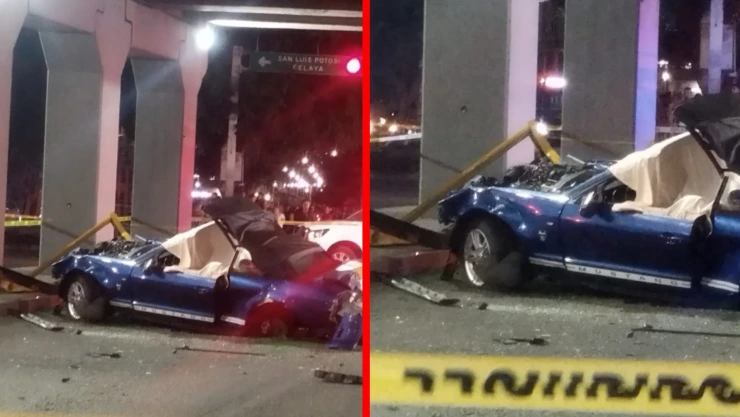 VIDEO: Así fue el mortal accidente donde dos músicos mexicanos perdieron la vida; el coche cayó de un puente en la carretera