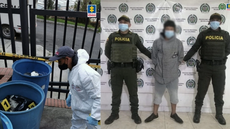 Hombre ritos satánicos animales Bogotá