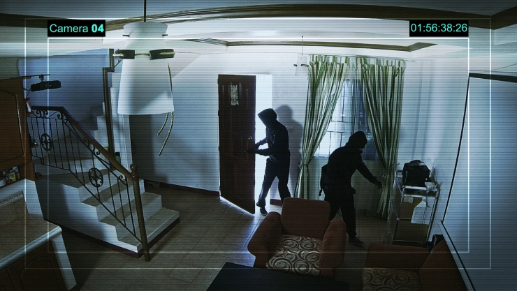 Cámaras de seguridad dentro de una casa