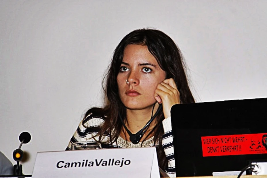 Camila Vallejo sorprendió al mundo