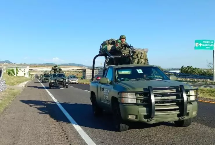 Llega soldados a Guanajuato