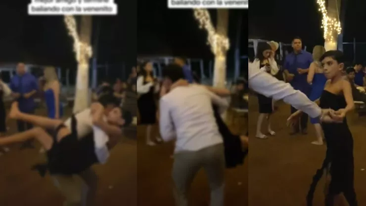 La Veneno baila con un hombre