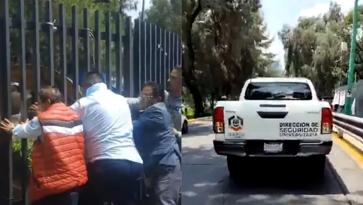 Desalojo en la Dirección General de CCH de la UNAM
