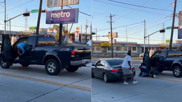 video hombre ataca a su novia en houston