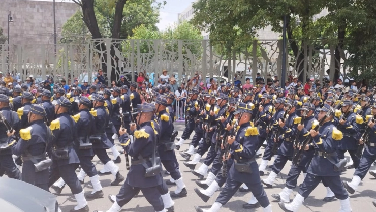 Desfile Cívico Milita Batalla de Puebla del 5 de Mayo 2025