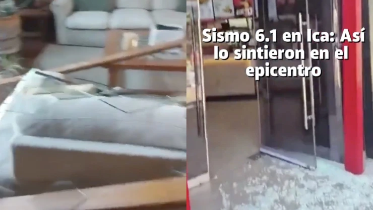 Así se vivió el momento EXACTO del sismo en Perú y fue captado en VIDEO por cámaras de seguridad