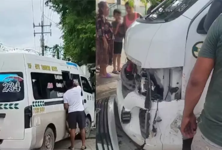 VIDEO_ Reportan CHOQUE entre combi y auto particular en la Región 234 en Cancún.jpg