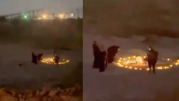 Video de ritual satánico en Chihuahua