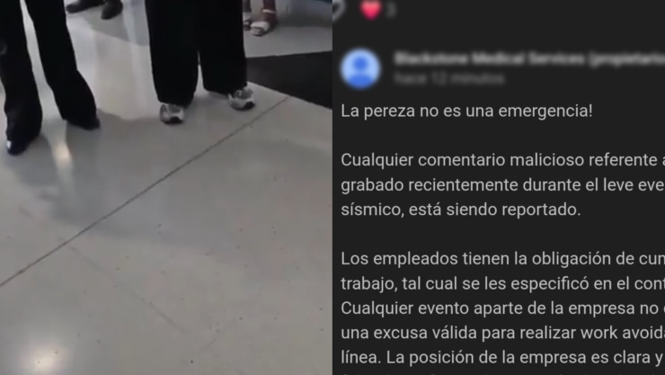 Empresa impide la evacuacion durante sismo de Colombia