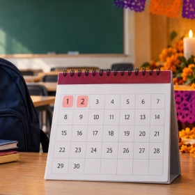 ¿Hay clases el 1 y 2 de noviembre? Esto dice el calendario de la SEP sobre el megapuente de Día de Muertos 2026