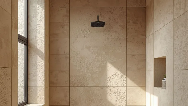 Azulejos con textura muy rugosa