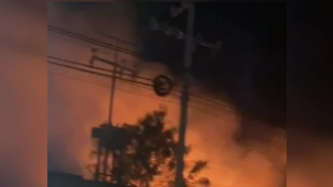 Incendio Loza de los Padres, en León