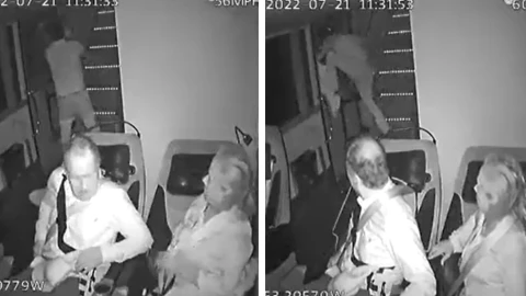 pasajero autobus slp video