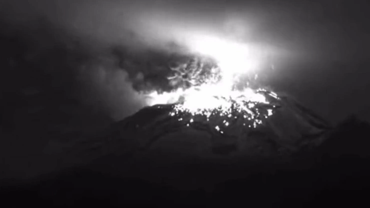 nueva explosión volcán popocatépetl