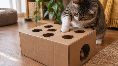 Caja de “atrapa y encuentra”