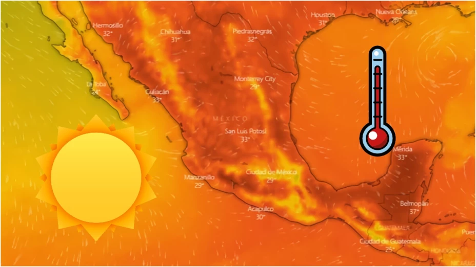 Estos serían los récords históricos de calor que México superaría en los próximos días según la UNAM
