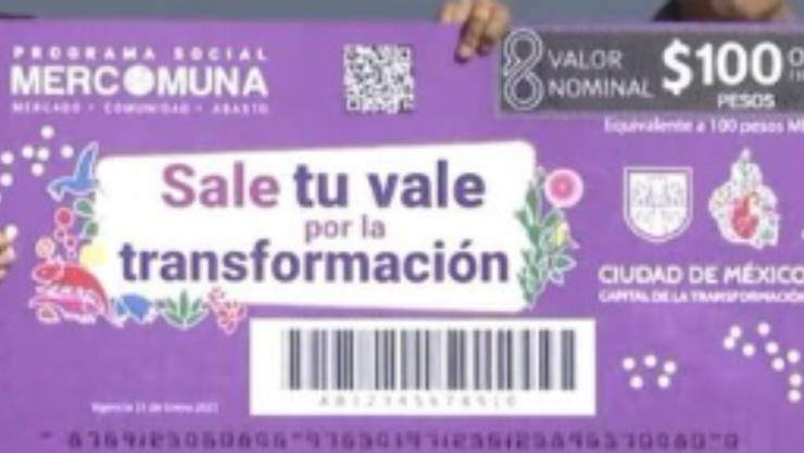 ¿Dónde y cuándo recoger tus vales Mercomuna en la CDMX