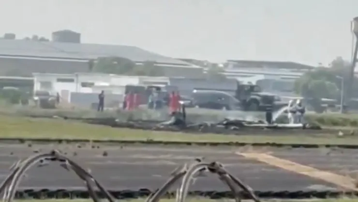 Despegaron para una práctica aérea y minutos después ocurrió la tragedia; dos pilotos perdieron la vida