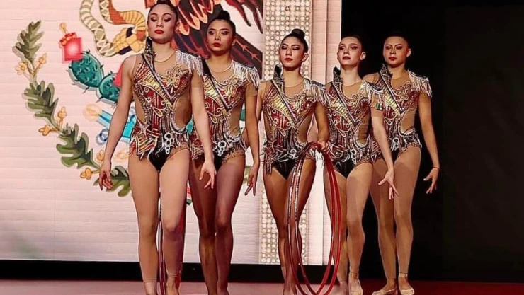 selección Mexicana de gimnasia rítmica en Israel