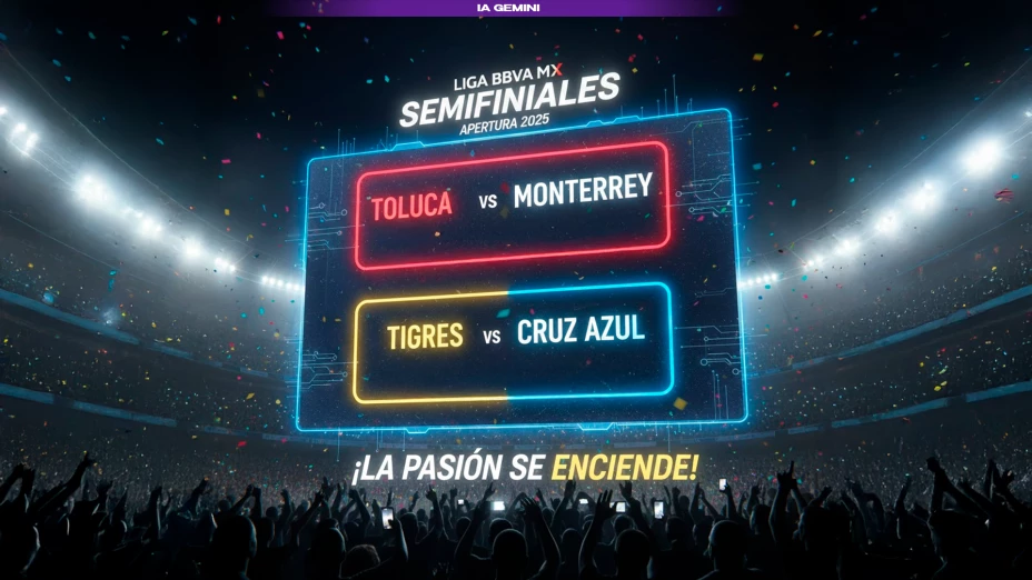 Los HORARIOS OFICIALES de las Semifinales que HARÁN TEMBLAR la Liguilla 2025: ¿Revancha o Sorpresa?