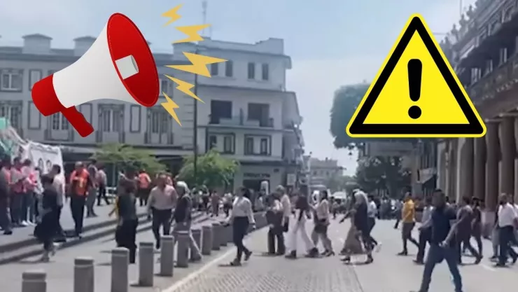 Simulacro en Veracruz